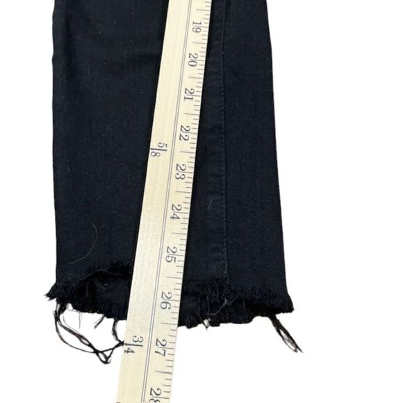 Paige Verdugo Ultra Skinny Black Jeans Raw Hem Women's Size 25 - Picture 4 of 9